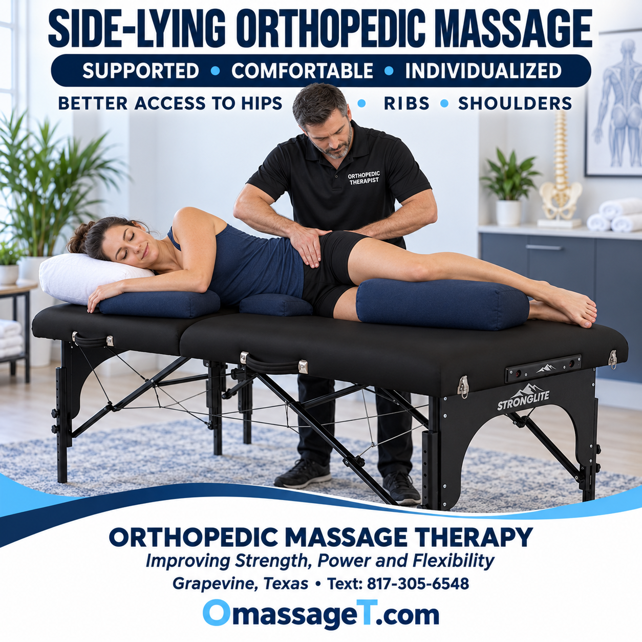 Why Side-Lying Positioning Can Improve an Orthopedic Massage Session